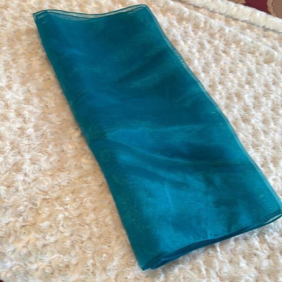 BICICI & COTY Strapless Teal Gown Rhinestones accent Size S Special Occasion NWT - Picture 12 of 15